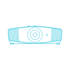 Guide Digital Projectors Benq Ht5550 Line Art Svg Vector, Free Vectors File